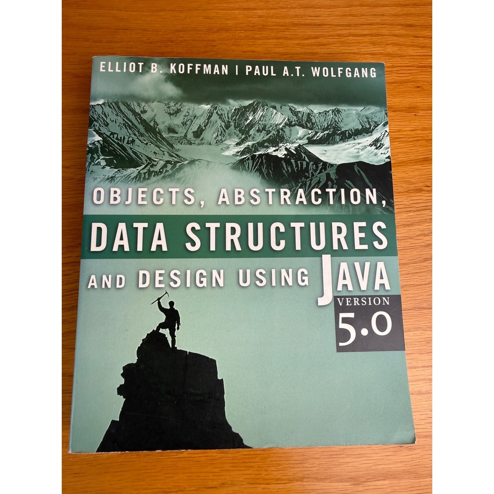 WILEY Objects Abstraction Data Structures and Design Using Java 5.0 Textbook - Picture 1 of 3